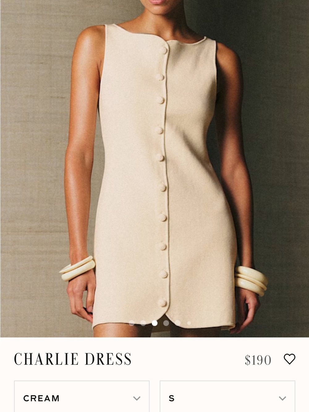 Sezane CHARLIE DRESS size S - Retail $190!